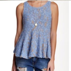 Free People Peplum Top